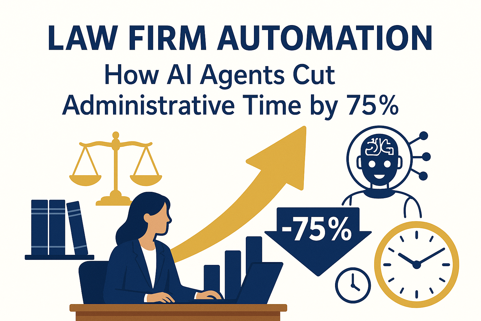 Law Firm Automation: How AI Agents Cut Administrative Time by 75%